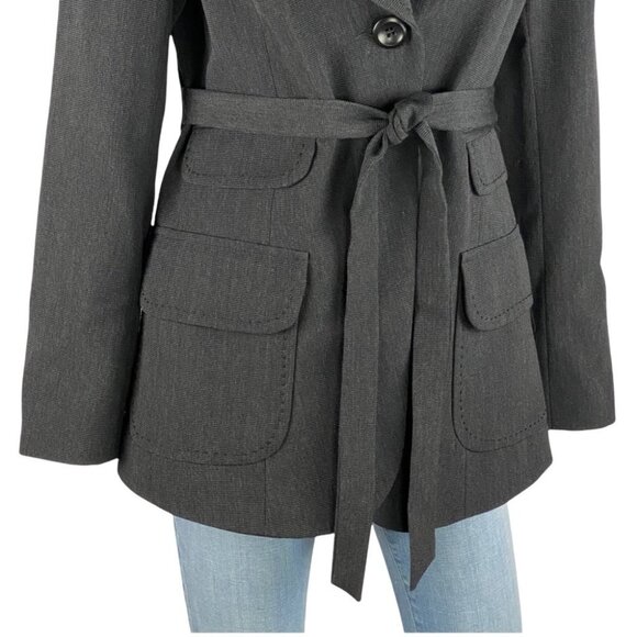 NANETTE LEPORE Grey Blazer 10 - Picture 6 of 12